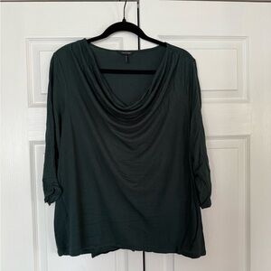 Daisy Fuentes Dark Green Top NWT
